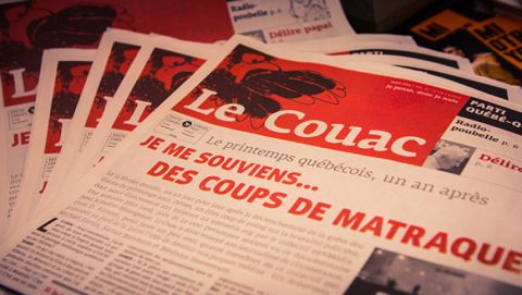 Journal satirique Le Couac - Photo : Coopérative Molotov