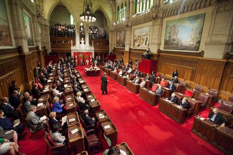 Le Sénat canadien à Ottawa