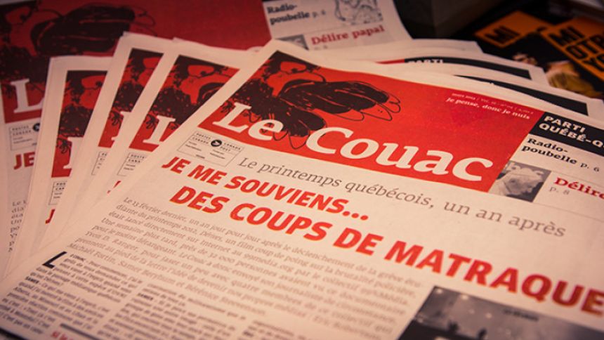 Journal satirique Le Couac - Photo : Coopérative Molotov Journal satirique Le Couac - Photo : Coopérative Molotov